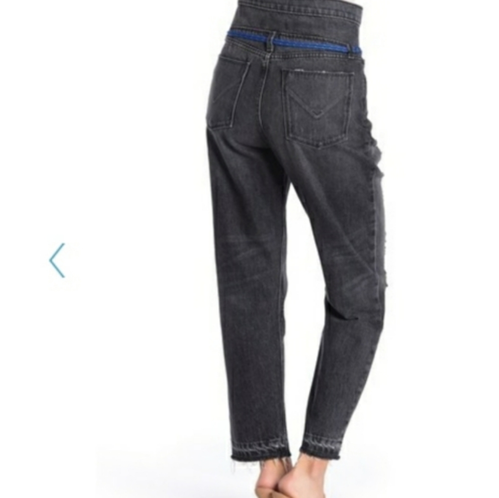 CLOSET CLEAROUT LAST SALE! HUDSON JESSE RELAXED HIGH WAISTED DISTRESSED JEANS - Picture 2 of 5